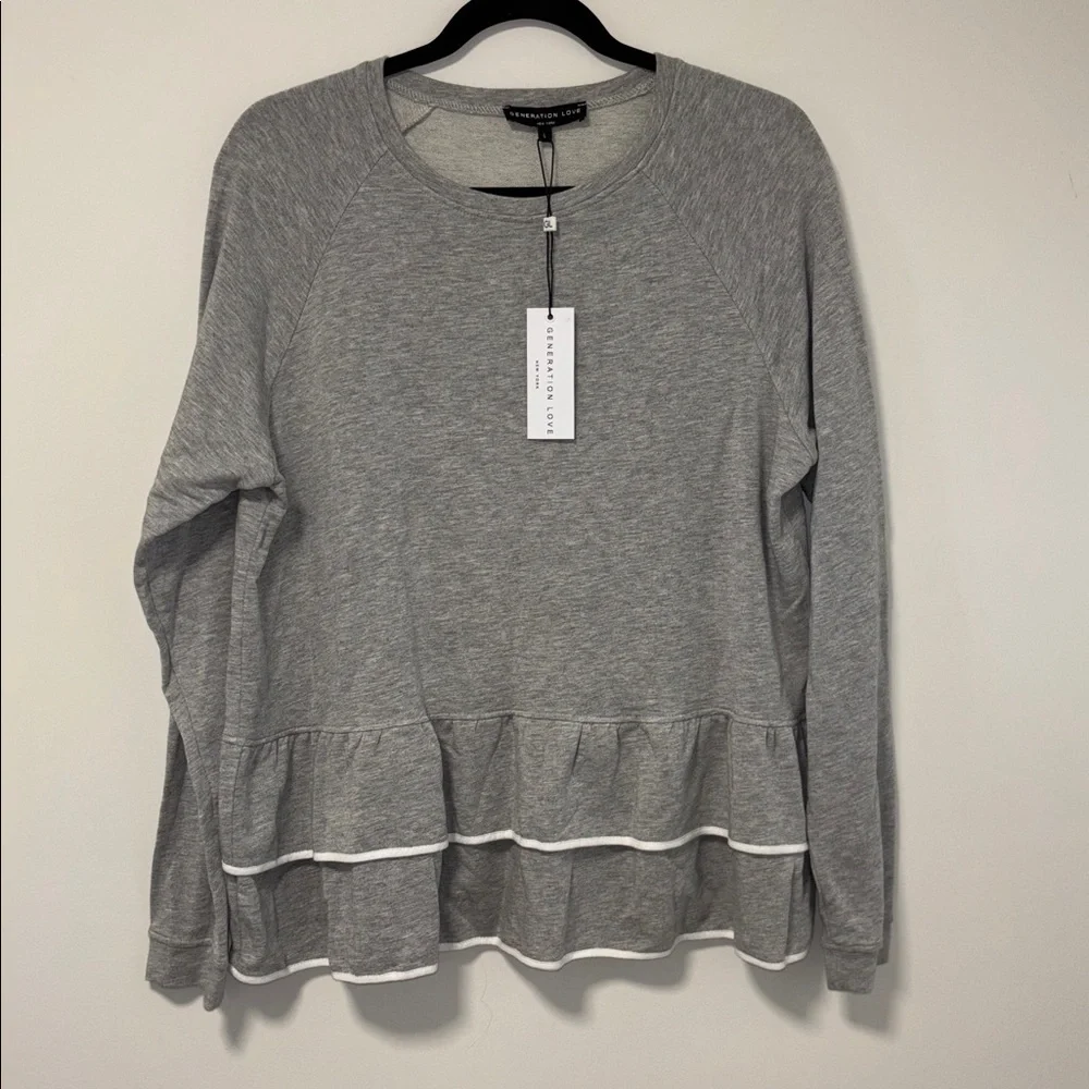 NWT Generation Love Ruffle Top - Picture 1 of 7